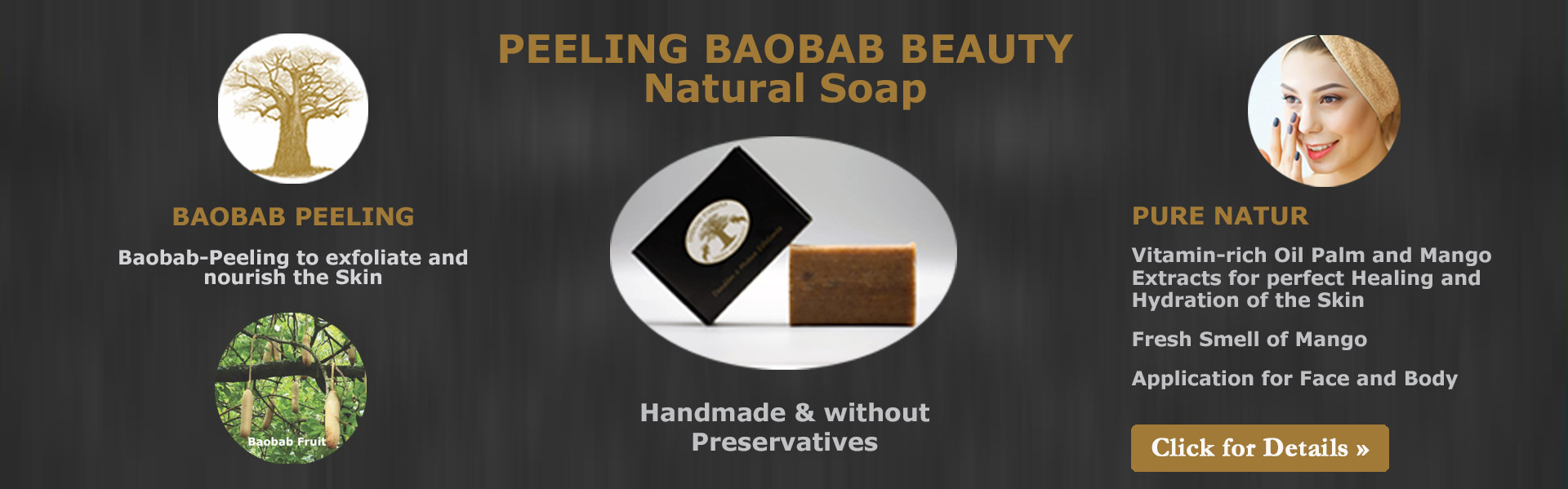 Details Peeling Baobab Beauty Natural Soap