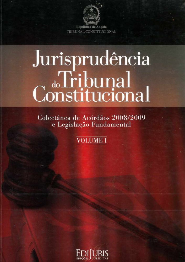 Jurisprudência do Tribunal Constitucional (Vol. I)