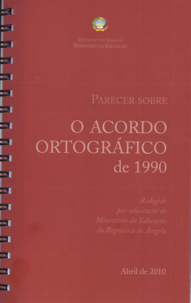 Parecer Sobre o Acordo Ortográfico de 1990 